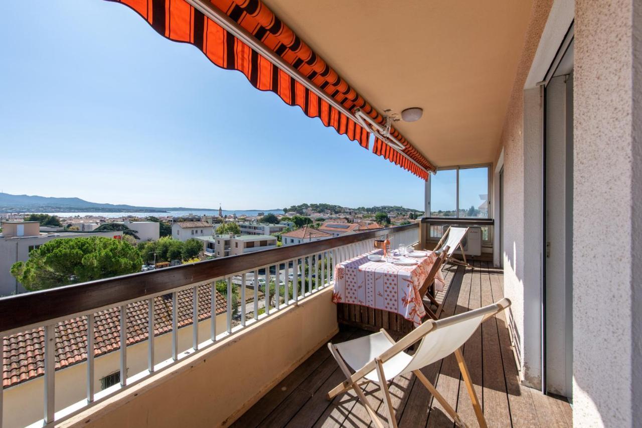 Le Cadet - Vue Panoramique Ville Et Baie De Sanary Sur Mer, Parking & Terrasse - 2 A 4 Pers Buitenkant foto
